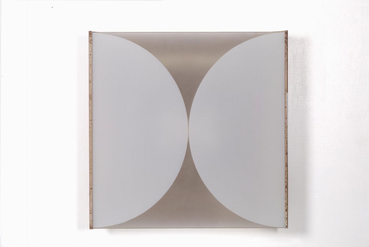 Bobo Piccoli for Fontana Arte. Pair of wall lamp model "Clessidra". s. ’60/'70s