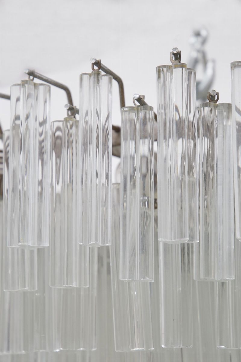 Lampadario Italiano Venini a 10 Luci