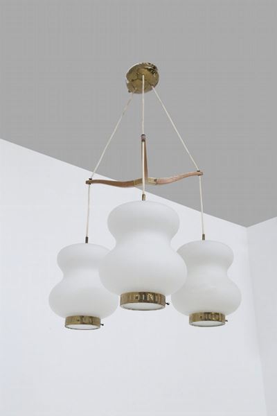 Lampadario Italiano Attr. Stilnovo