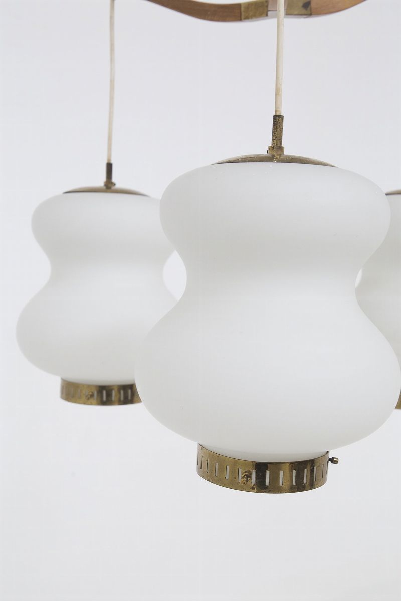 Lampadario Italiano Attr. Stilnovo