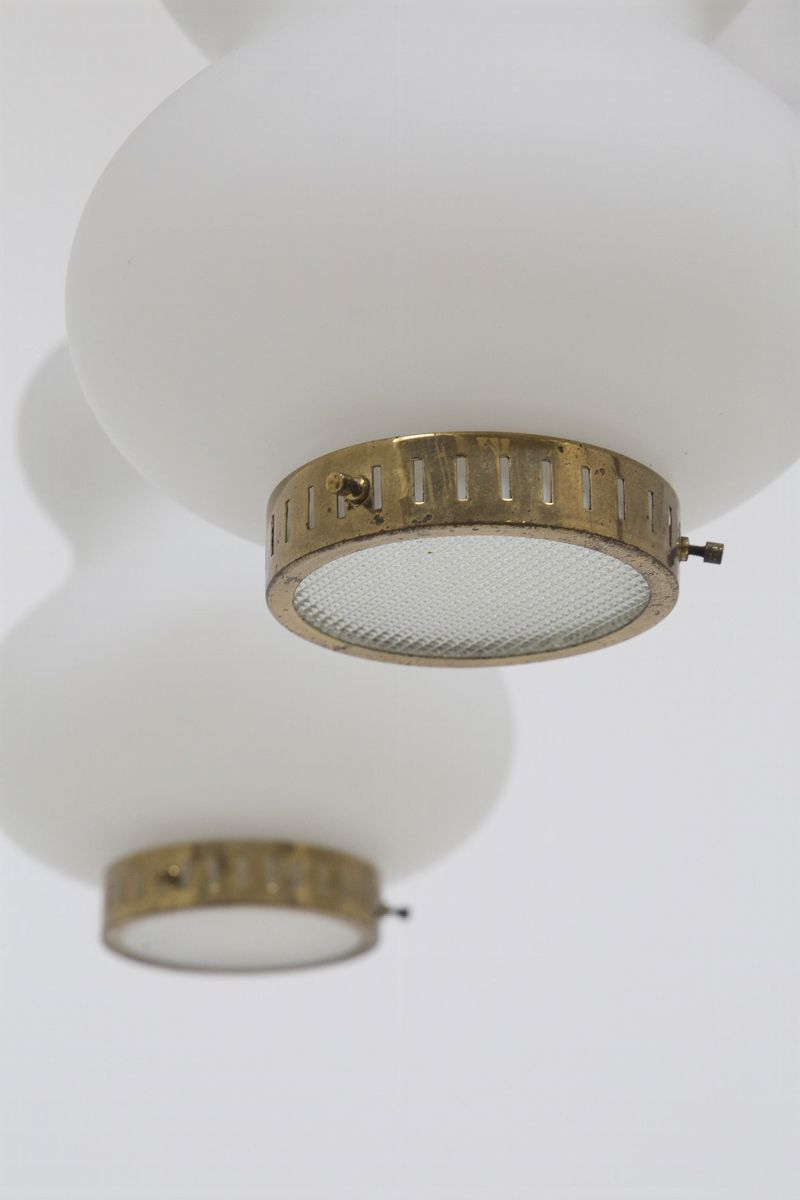 Lampadario Italiano Attr. Stilnovo