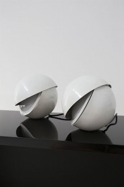 Coppia di Lampade da Tavolo Space Age