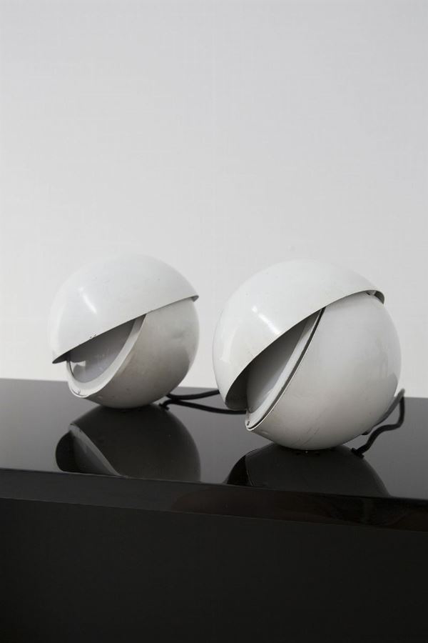 Pair of space age table lamps