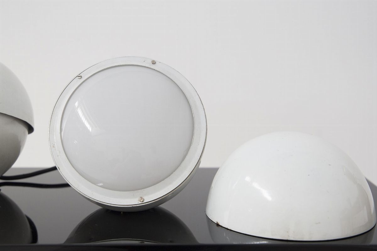 Coppia di Lampade da Tavolo Space Age