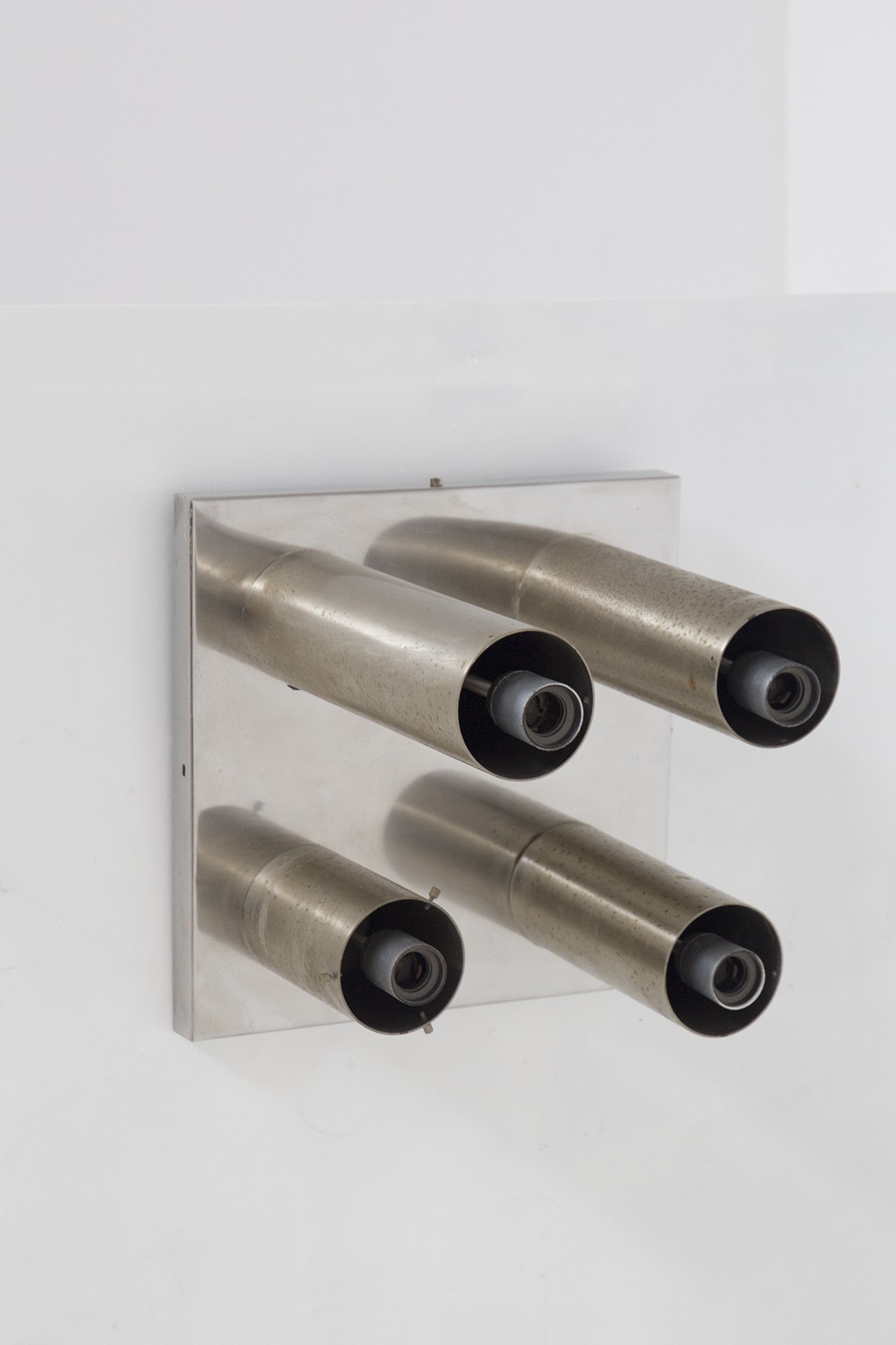 Lampada da parete o soffitto in acciaio