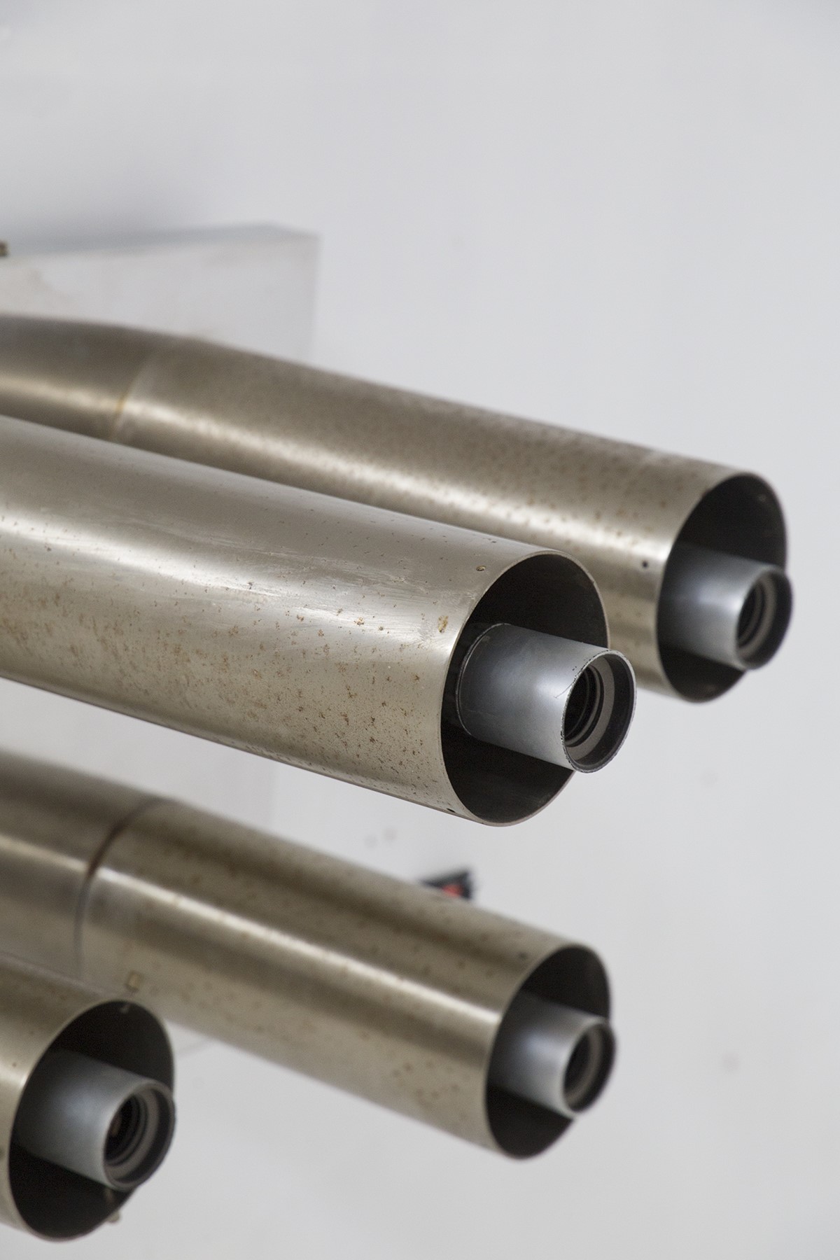 Lampada da parete o soffitto in acciaio