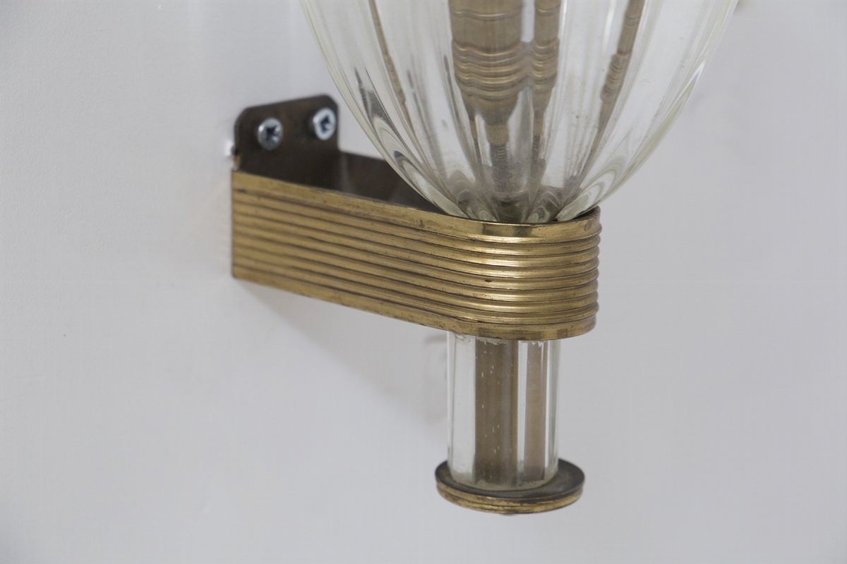 Coppia di Applique di Barovier And Toso