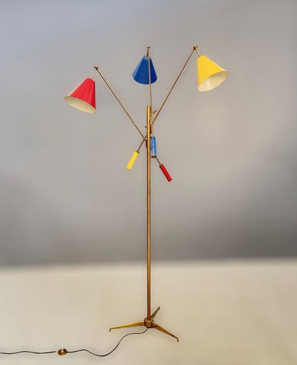 Angelo Lelii - Lampada da terra modello 12128 Triennale