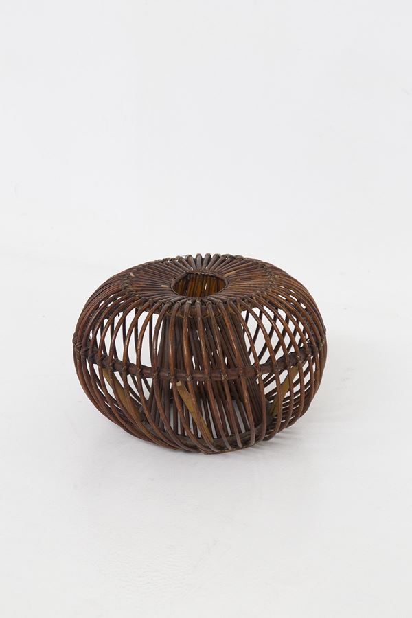 Manifattura Italiana - Wicker pouf 