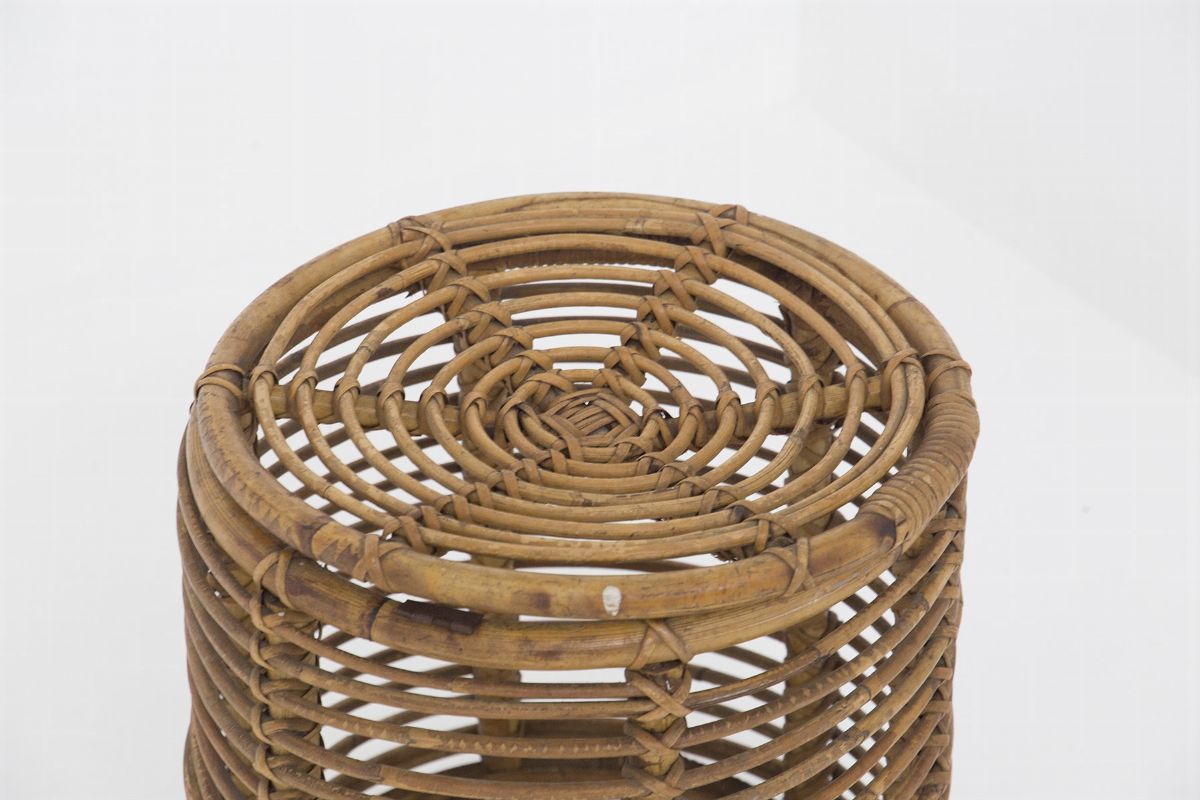 Pouf Italiano Contenitore in Vimini