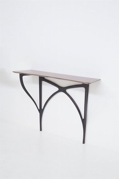 Consolle Vintage Italiana in Legno per Fratelli Rizzi