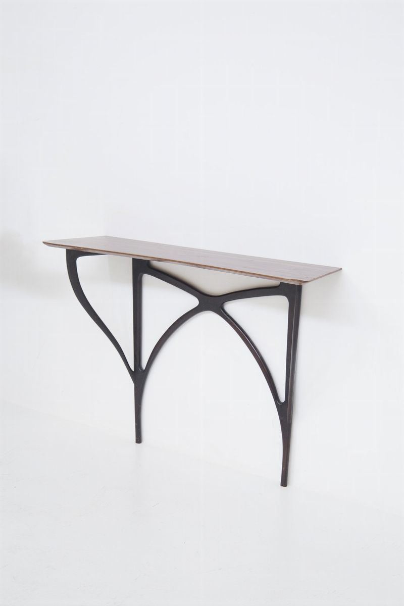 Consolle Vintage Italiana in Legno per Fratelli Rizzi