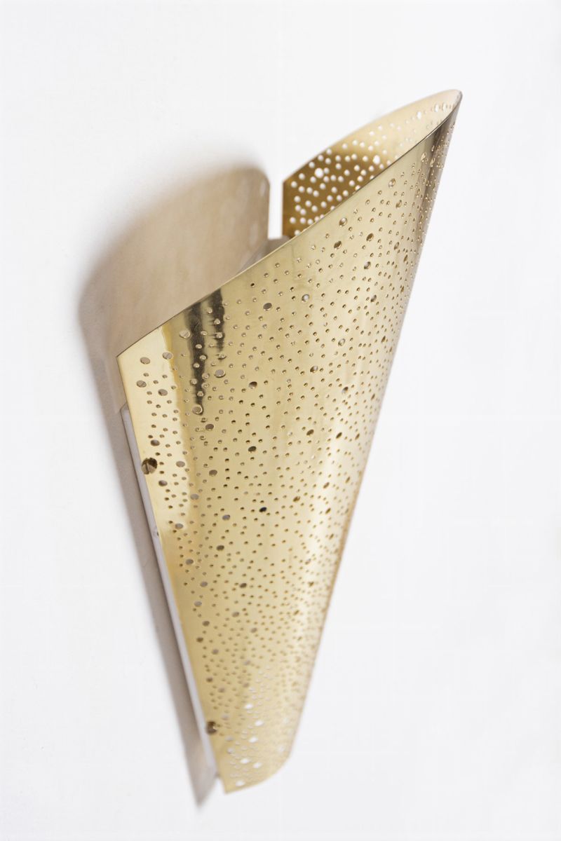 Coppia di Applique in Ottone Italiane