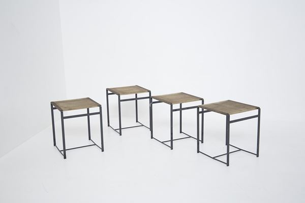 Manifattura Scandinava - Set of four stools 