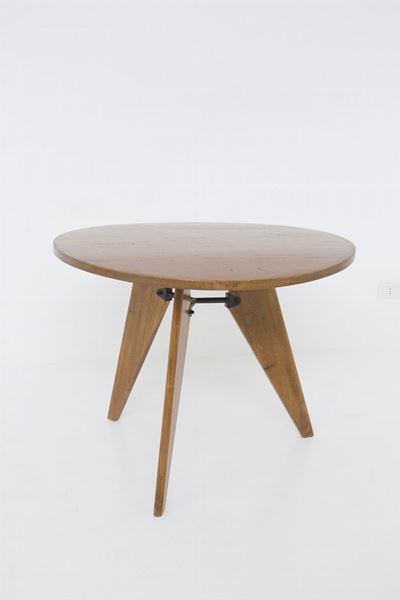 Tavolo Rotondo Francese Vintage (attr)