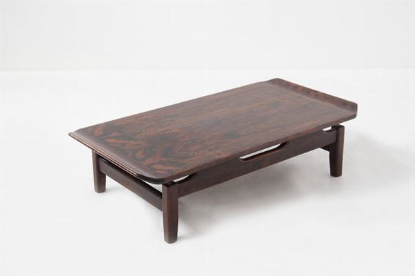North European walnut coffee table