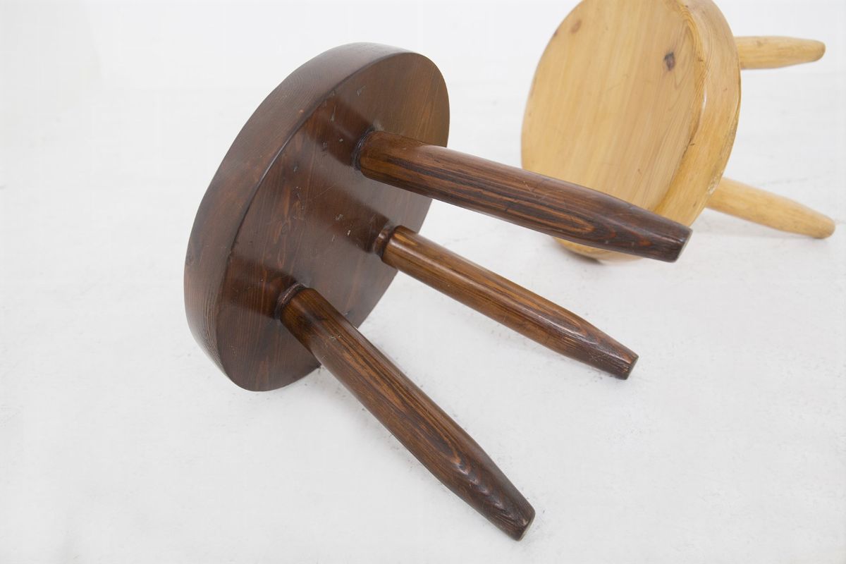 Sgabelli in Legno Attr. Charlotte Perriand