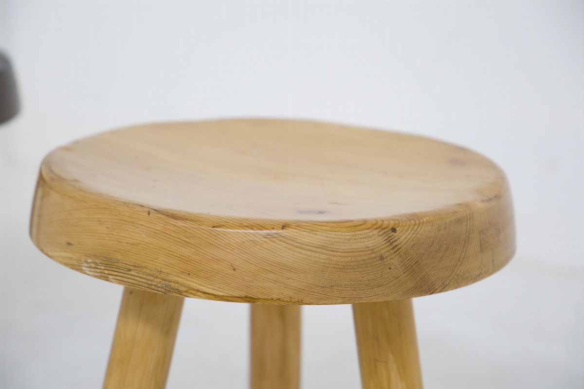 Sgabelli in Legno Attr. Charlotte Perriand