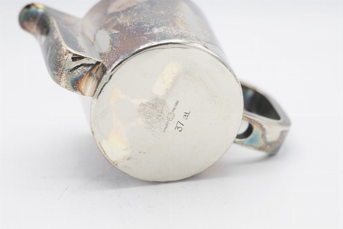 G. Ponti Importante teiera metallo d'argento d'epoca