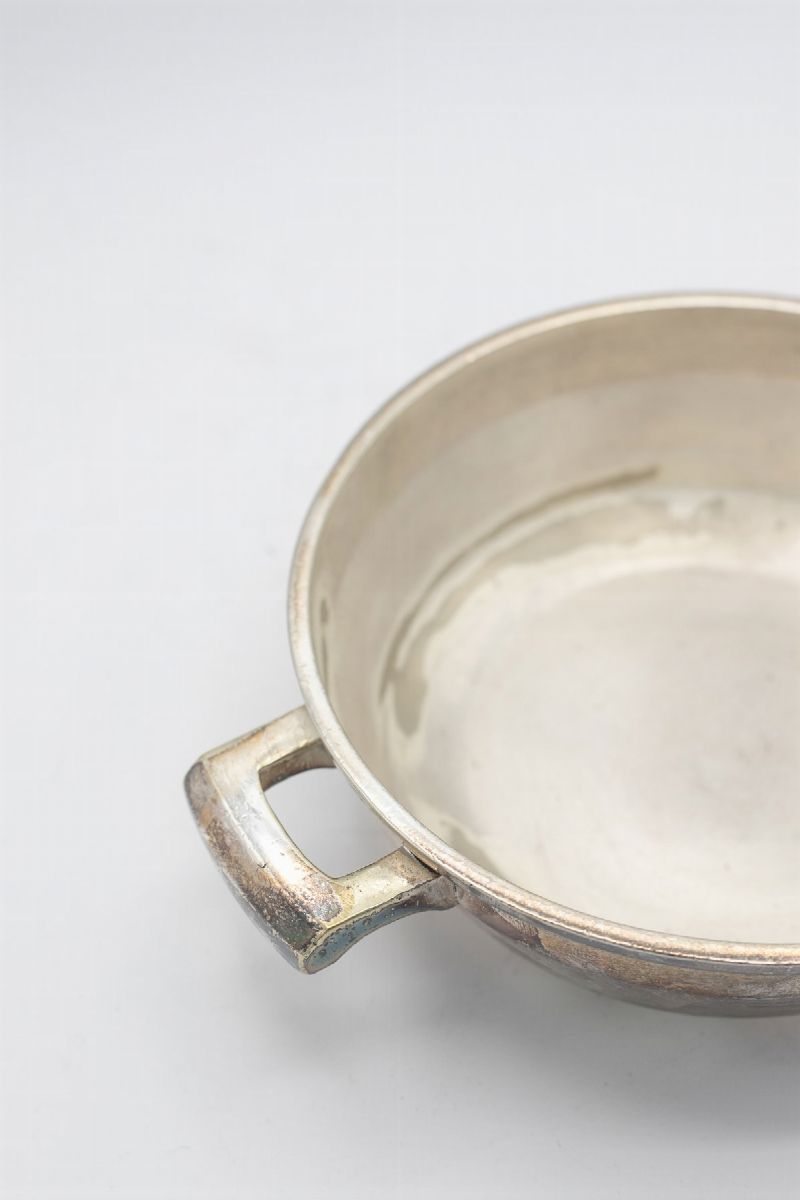 G. Ponti Set di pentole d'epoca e un coperchio