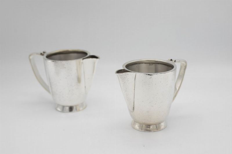 G. Ponti Duetto di brocche da latte vintage
