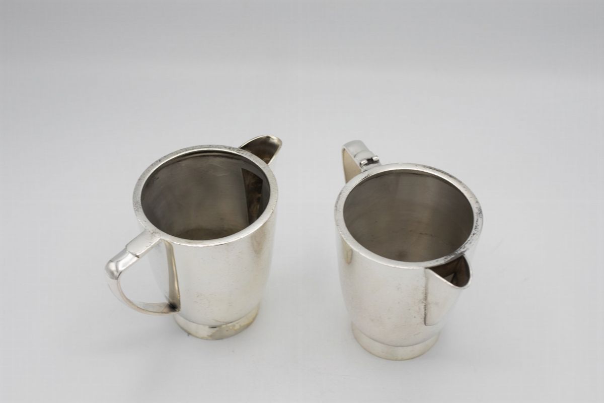 G. Ponti Duetto di brocche da latte vintage