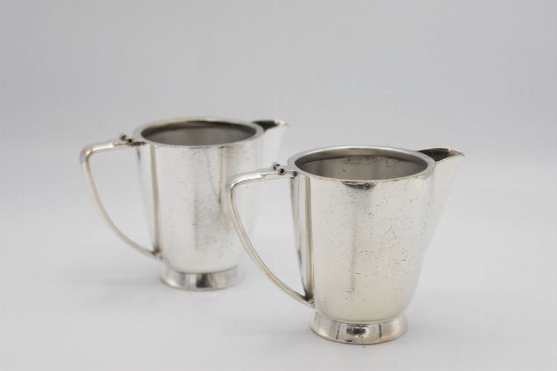 G. Ponti Coppia di brocche da latte vintage
