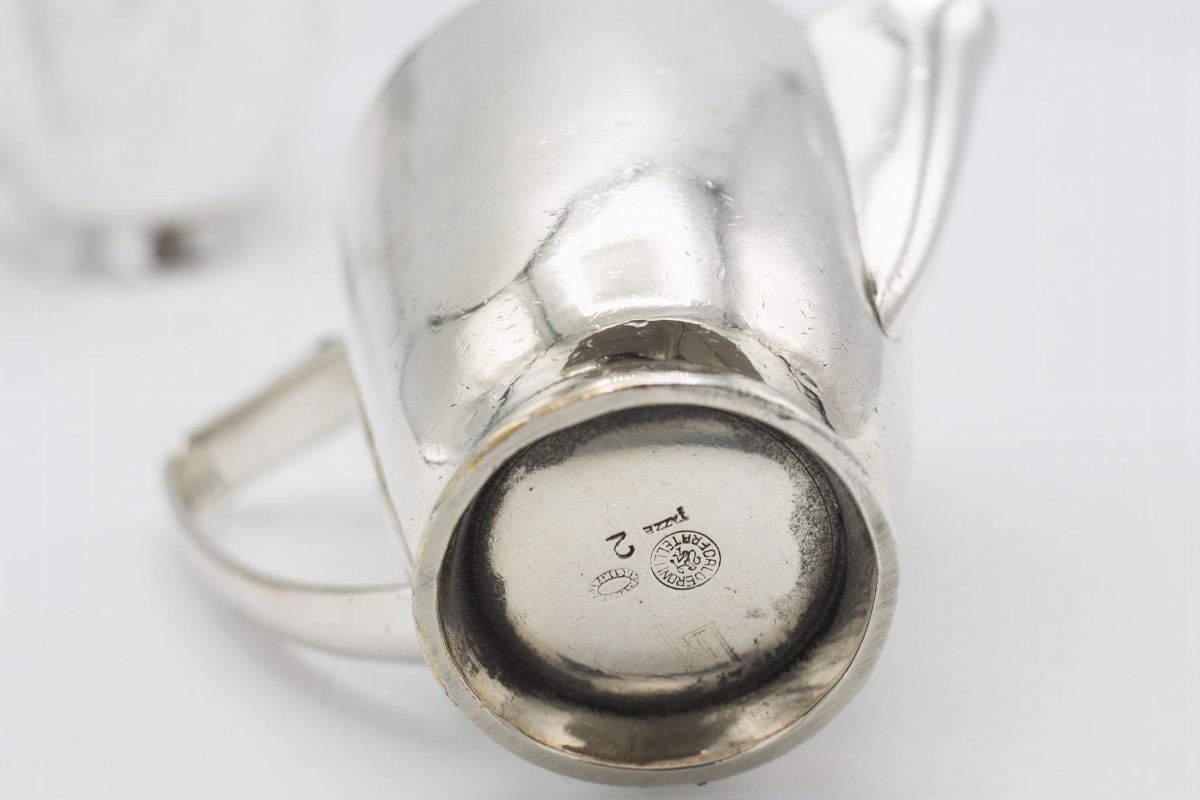 G. Ponti Coppia di brocche da latte vintage