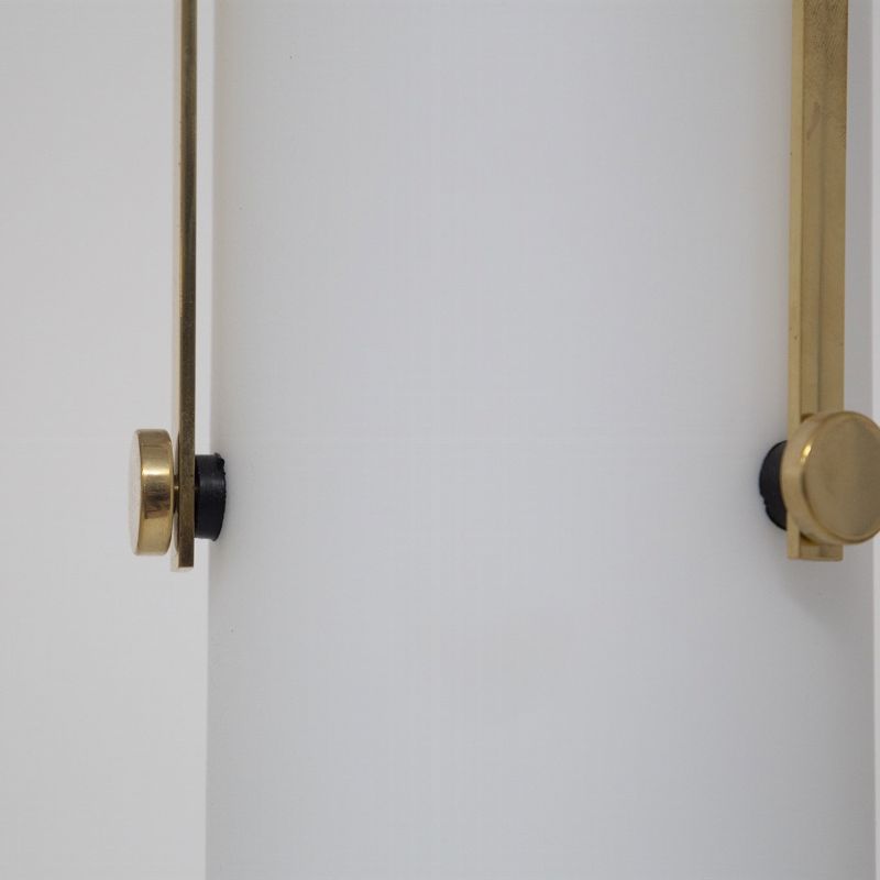 Satin Pendant Ignazio Gardella for Azucena in Brass and Glass, 1960s