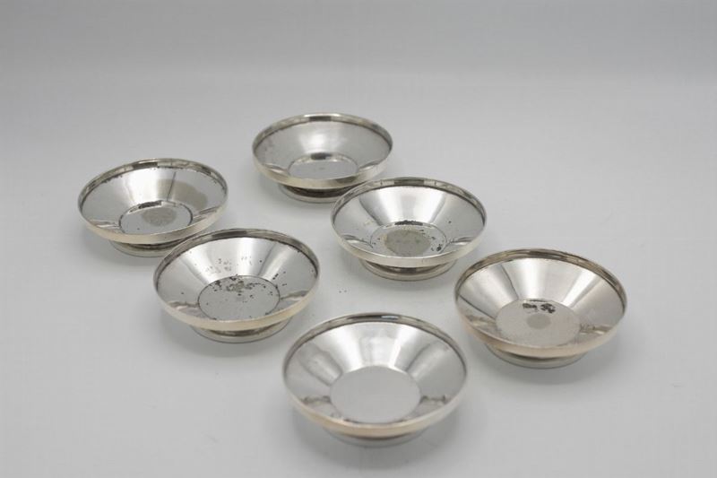 G. Ponti Set di sei ciotole