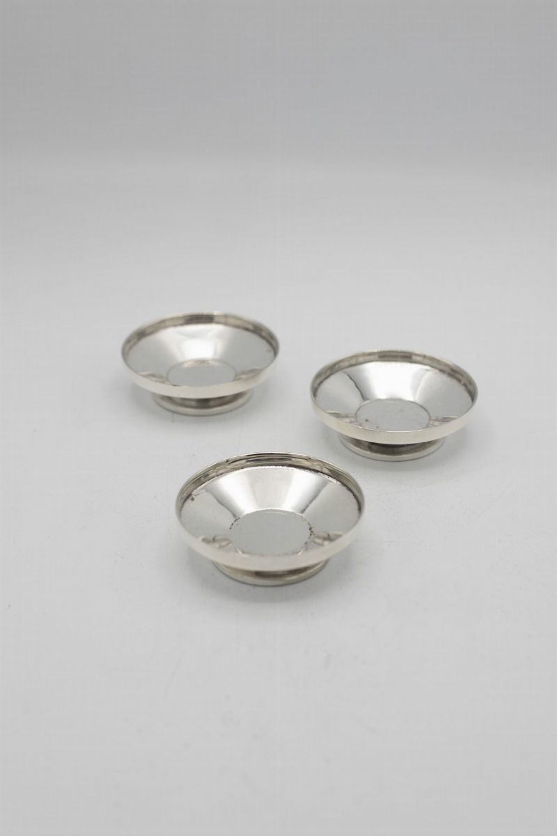 G. Ponti Trio di ciotole d'epoca