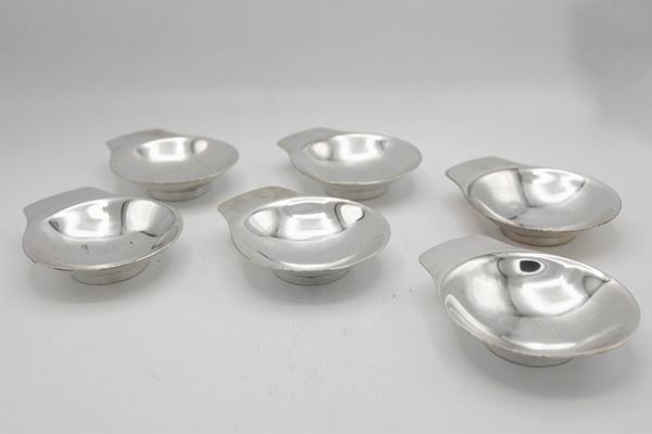 Caravelle - G. Ponti Set di sei porta caviale 