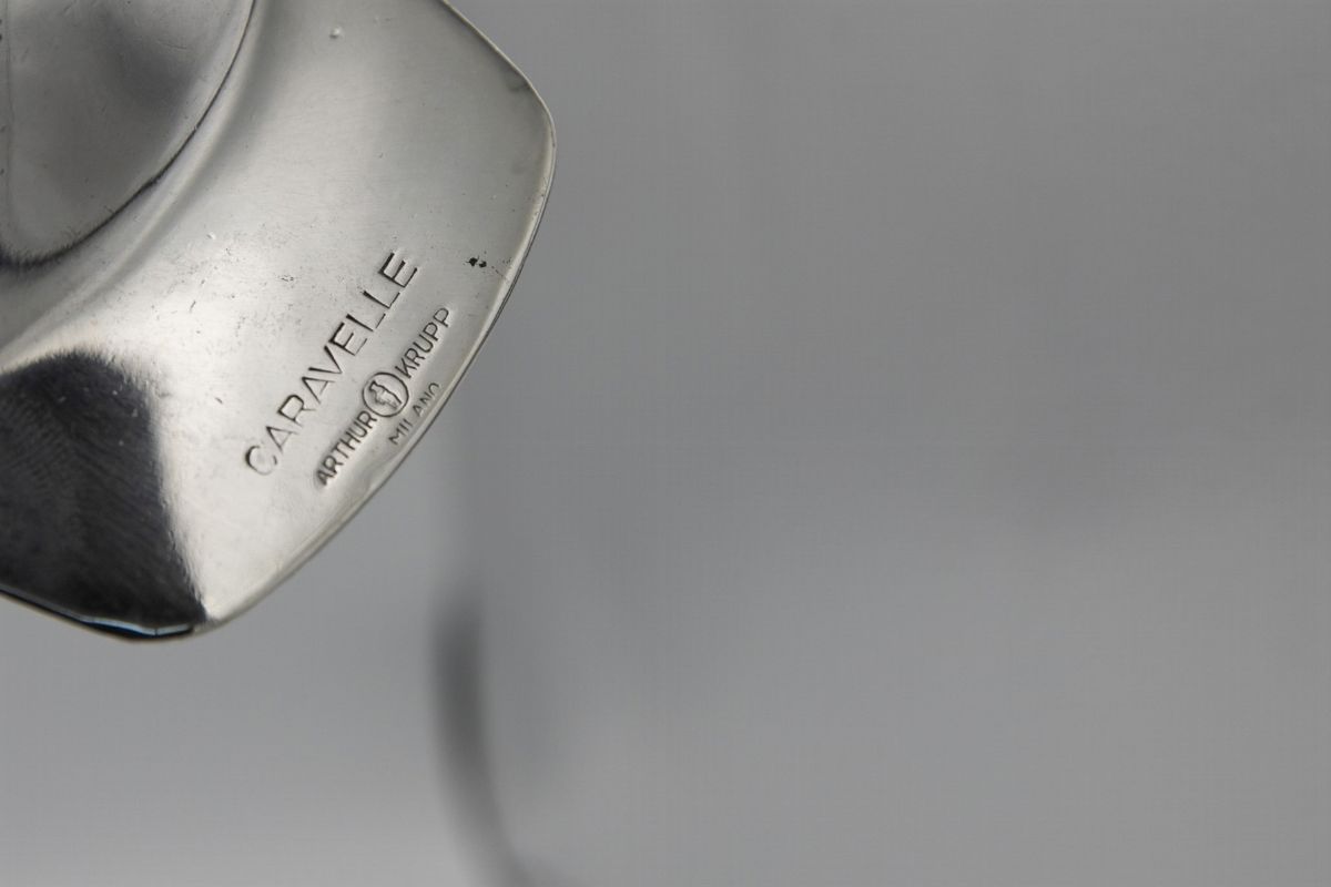 G. Ponti Set di sei porta caviale