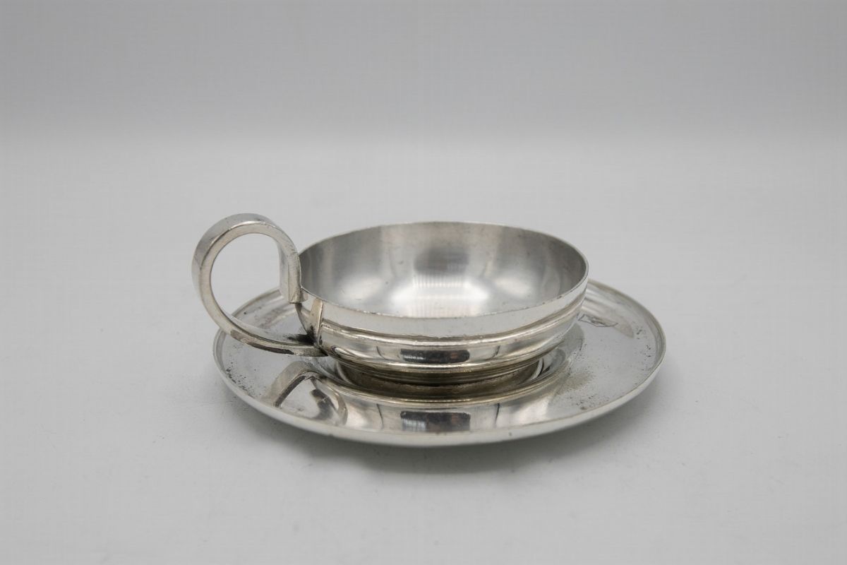 G. Ponti Set di sei tazze e piattini d'epoca