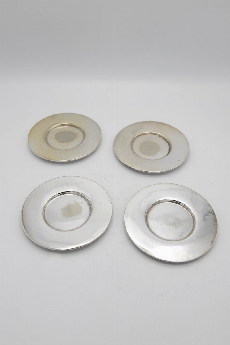 G. Ponti Set di quattro piattini vintage