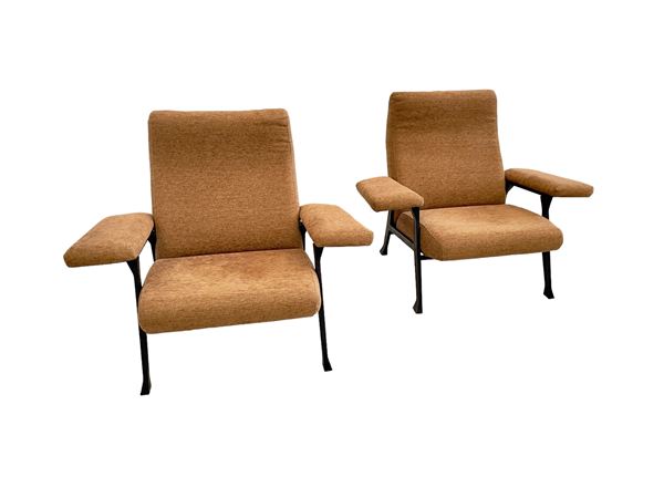 Roberto Menghi - Pair Hall Armchairs Roberto Menghi for Arflex, 50s