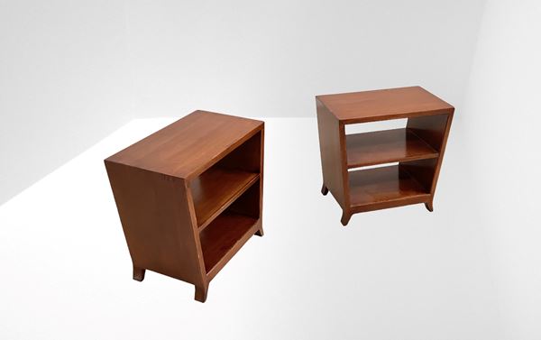 Gio Ponti - Coppia di piccole librerie Gio Ponti per Schirolli, 50s