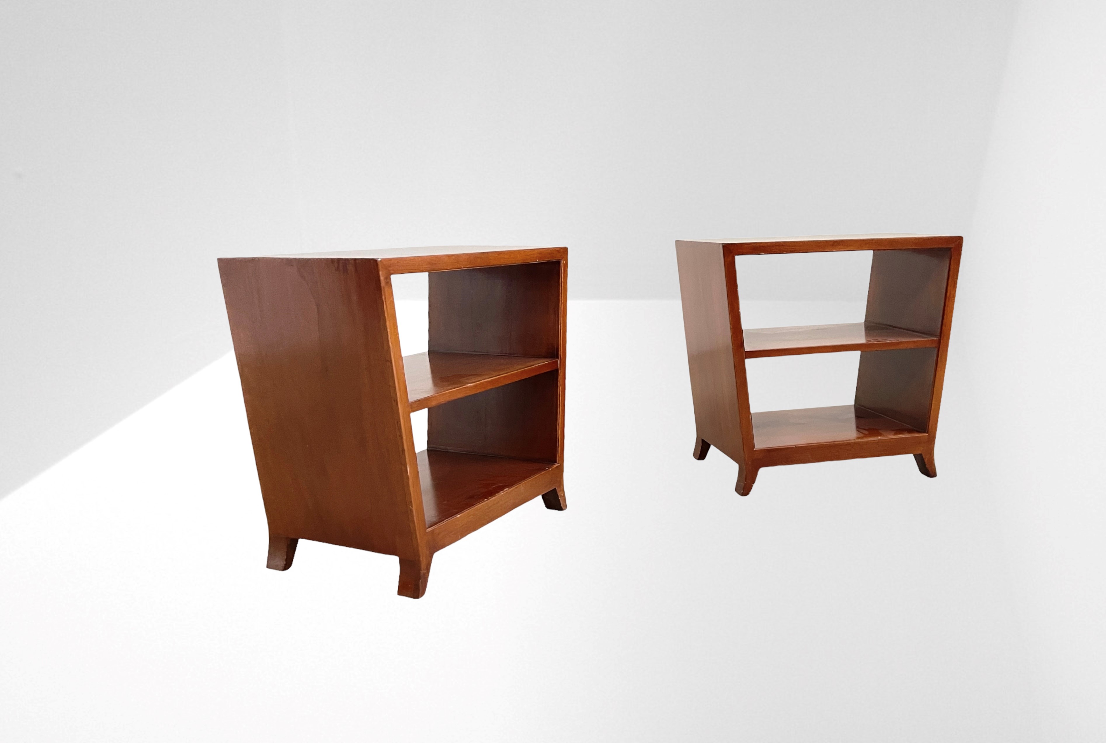 Coppia di Piccole Librerie Gio Ponti per Schirolli, 50s