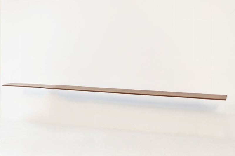 Osvaldo Borsani Large Italian Walnut Wall Console Table