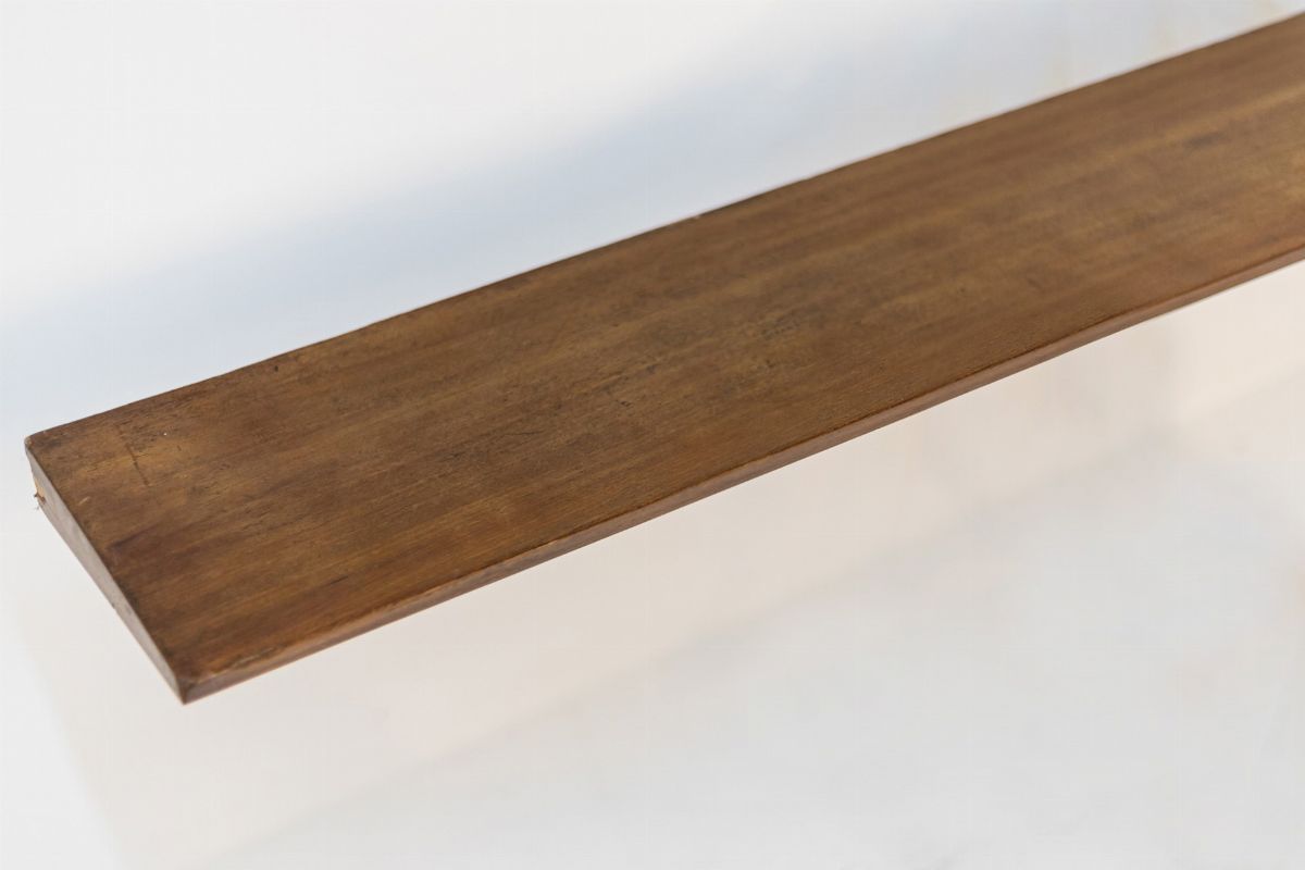 Osvaldo Borsani Large Italian Walnut Wall Console Table