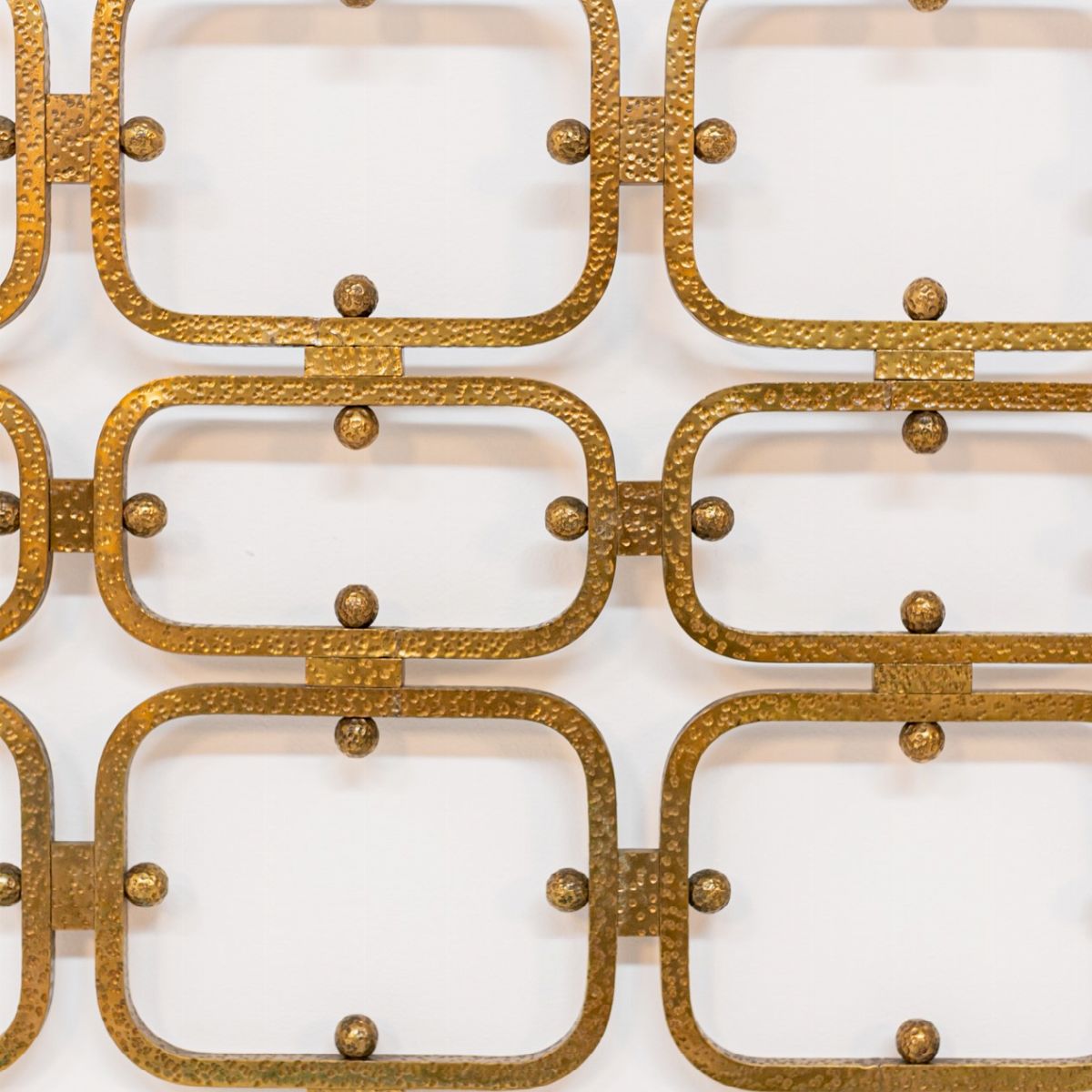 Luciano Frigerio Sculpture Double Bed in Brass