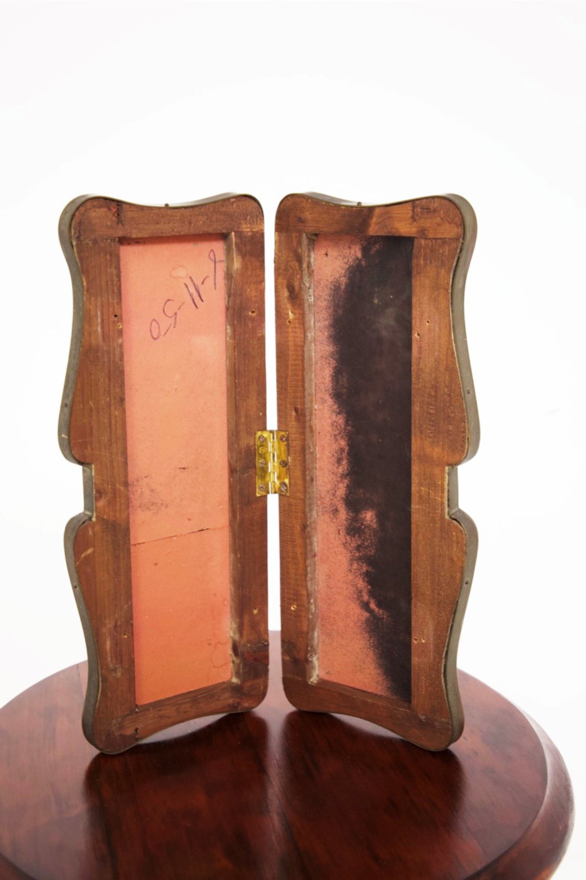 Specchio Vanity in Ottone Attr. a Gio Ponti