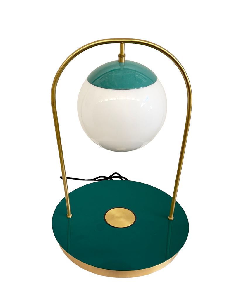 Lampada da tavolo, manifattura italiana, 70s