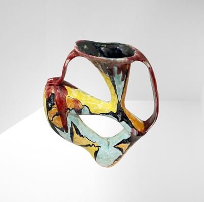 Vaso in Ceramica Enzo Rossi Civita Castellana, 1956